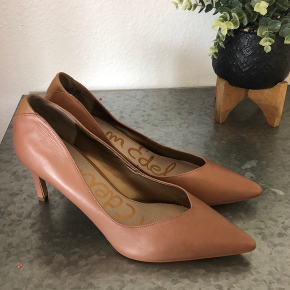 Sam Edelman Shoes - Sam Edelman Nude Orella pointed toe pumps